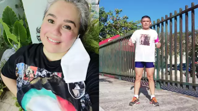 A través de Facebook los corredores compartieron fotografías de su participación en la carrera virutal