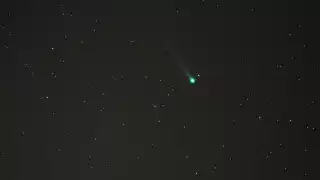 Eddie Salazar comentó que se apreciará como una bola de luz verde