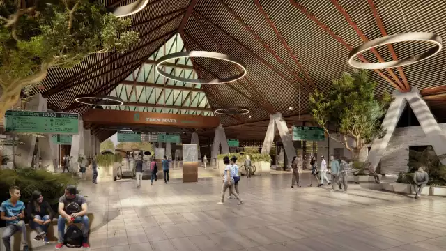 El fonatur muestra una representación en 3D de cómo podrían verse terminados los paraderos del Tren Maya