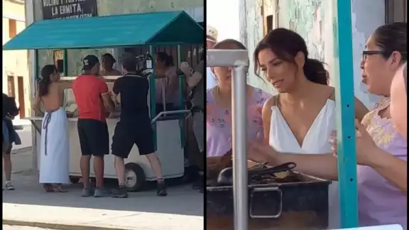 Eva Longoria nuevamente vuelve a ser foco de atención durante la grabación del proyecto "Searching for México" Eva Longoria nuevamente vuelve a ser foco de atención durante la grabación del proyecto "Searching for México"
