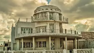 La casa del pastel, con arquitectura estilo Art Decó