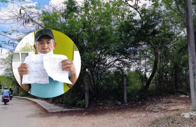 Al acudir a las oficinas de la Comuna de Seyé, se enteró que el Juez de Paz dio la autorización para que otras personas trabajen en su terreno