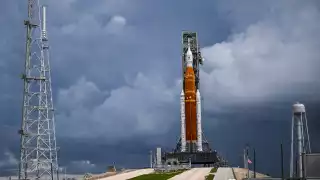 LA NASA aplaza despegue de cohete luna por pérdida de combustible. Foto: AFP