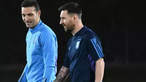 Argentina define su alineación para enfrentar a México