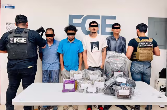 Detienen a siete personas por presunto narcomenudeo en Playa del Carmen