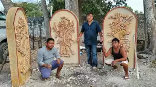 Las tres esculturas de Daniel Rosel Burgos serán instaladas en el Centro Histórico de Tizimín