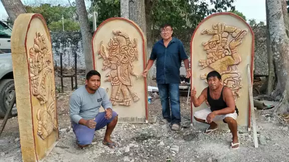 Las tres esculturas de Daniel Rosel Burgos serán instaladas en el Centro Histórico de Tizimín Las tres esculturas de Daniel Rosel Burgos serán instaladas en el Centro Histórico de Tizimín