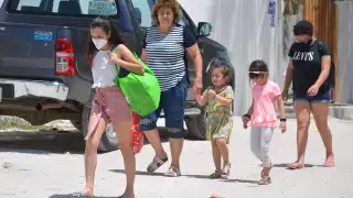Los visitantes arribaron tras el levantamiento de cierre de playas