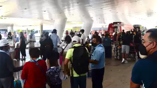 El aeropuerto de Cancún presentó atrasos en seis vuelos debido al mal clima en Estados Unidos, además de tres cancelaciones