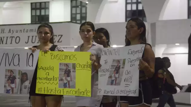Allegados de la joven organizaron una manifestación