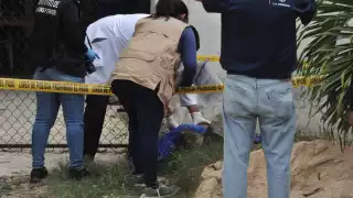Personal del Servicio Médico Forense se encargó del levantamiento del cráneo
