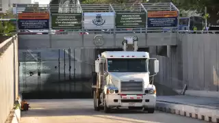 Renán se limitó a decir que la primera semana de marzo iniciarían las obras en el túnel