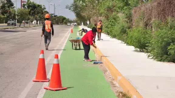 Los encargados de construir la cicloruta esperan no tener retrasos Los encargados de construir la cicloruta esperan no tener retrasos
