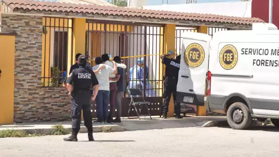 El área fue acordonada con una cinta amarilla por los agentes de la SSP El área fue acordonada con una cinta amarilla por los agentes de la SSP