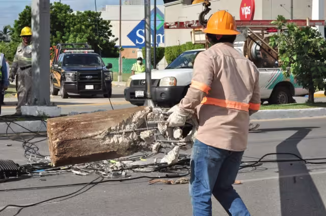 El accidente generó congestionamiento vial sobre la arteria