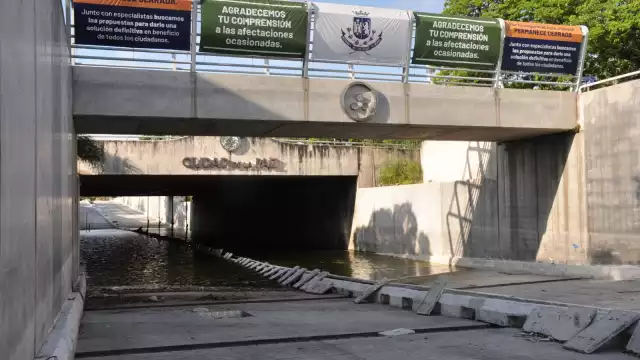 El Paso Deprimido de Mérida cumplirá nueve meses inundado