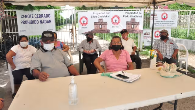 El bloqueo genera una perdida para de 56 mil 750 pesos para la zona arqueológica