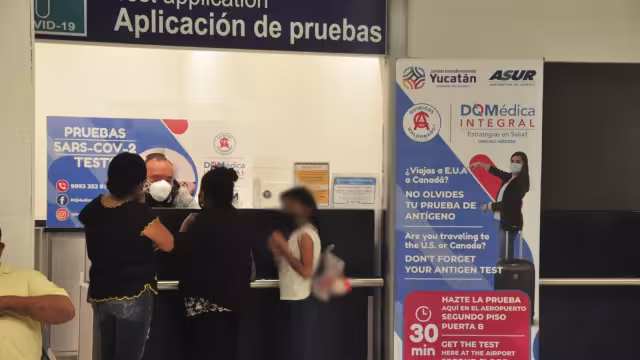 Se trató de una pareja que llegó de Campeche con la intención de viajar a Estados Unidos