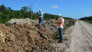 Los lementos hallados básicamente son de unidades habitacionales de las antiguas poblaciones mayas