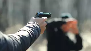 La niña fue impactada por una bla perdida