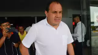 Cuauhtémoc Blanco Bravo, gobernador del estado de Morelos, ya se encuentra en Campeche
