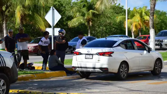 La mujer fue atendida por paramédicos sin ser trasladada a un hospital