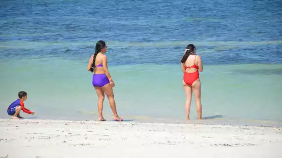 Las playas de Campeche pueden disfrutarse sanamente en el Verano Las playas de Campeche pueden disfrutarse sanamente en el Verano