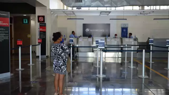 Son ocho vuelos programados de entrada y salida desde el aeropuerto de Campeche