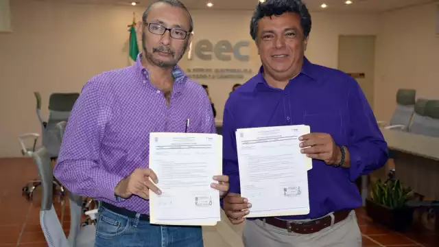 Los dos ciudadanos pretenden ocupar alguno de los 35 curules del Congreso del Estado