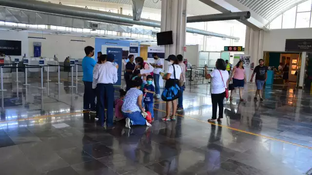 Fueron 367 pasajeros los movilizados este martes en el aeropuerto de Campeche