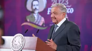 Presidente AMLO en conferencia de prensa