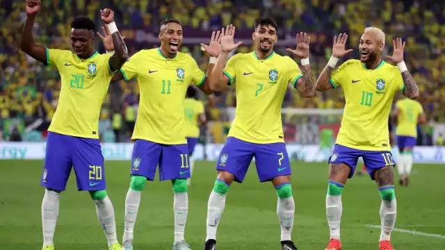 Brasil marcó cuarto goles a Corea del Sur Foto:Especial