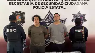 Por presuntos delitos contra la salud fueron detenidos dos hombres en  Cancún