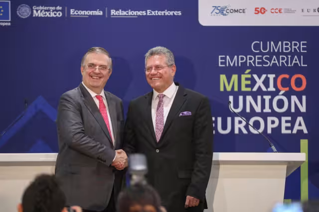 México y la Unión Europea alistan firma de histórico acuerdo comercial