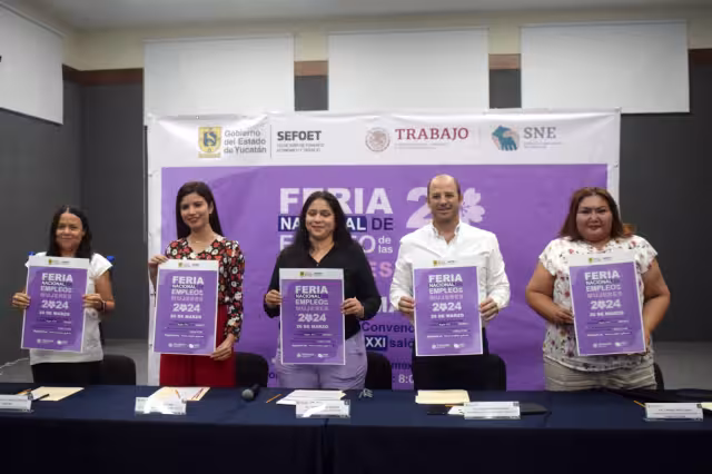 La Feria Nacional del Empleo Orientada a la Mujer se realizará en Mérida