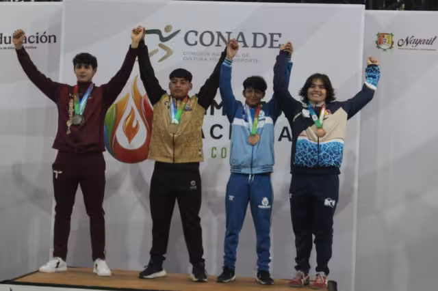 Campeche cierra participación con 33 medallas en halterofilia.