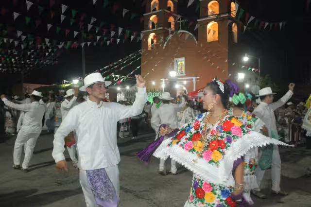 Feligreses disfrutaron de una vaquería en Tizimín