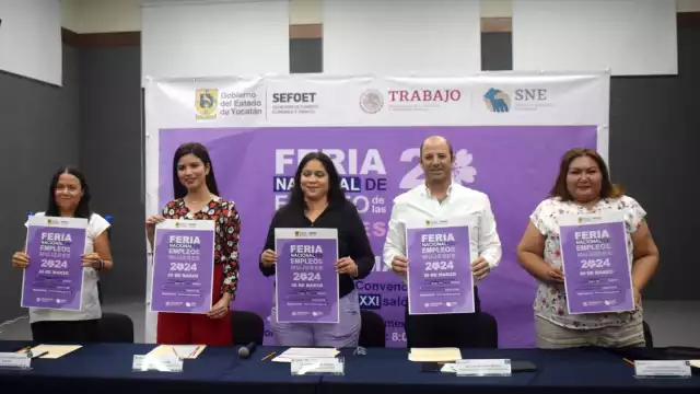 La Feria Nacional del Empleo Orientada a la Mujer se realizará en Mérida