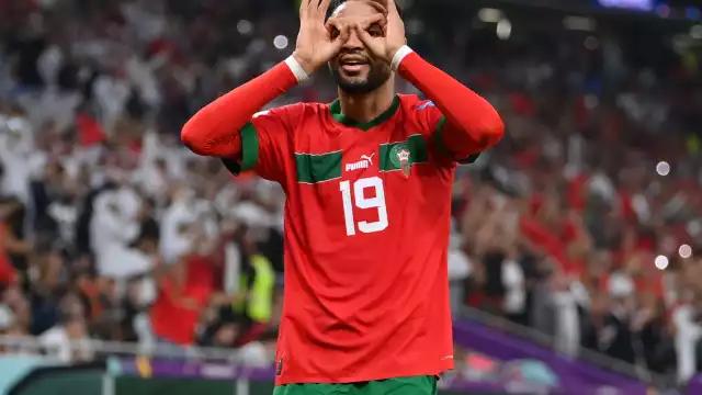 El gol de Marruecos. Foto: Especial