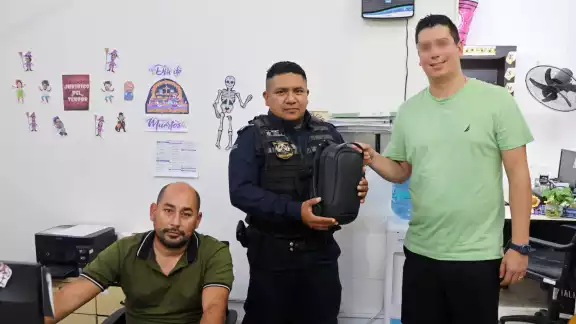 El turista de Sonora agradeció a la Policía de Mérida