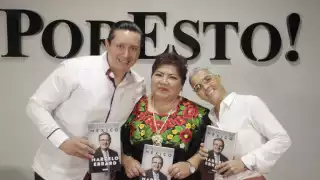 Los diputados Rafael Echazarreta, Rubí Be Chan y Federica Quijano hablaron sobre el libro de Marcelo Ebrard, “El camino de México”