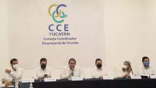 El nuevo Presidente del CCE Yucatán expuso que su trabajo va encaminado a trabajar en estrategias para atender el problema del comercio informal