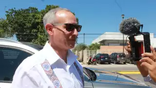 Hugo López-Gatell visitó Campeche para ofrecer una conferencia en Calkiní