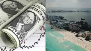 El dólar se cotizó por arriba de los 20 pesos mexicanos, según datos de la casa de cambio ubicada en el Aeropuerto Internacional de Cancún
