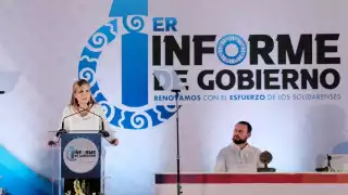 Primer informe de lujo el que dio Lili Campos Miranda