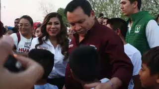 Joaquín Díaz Mena realiza mitin en Sahcabá