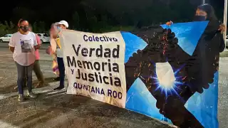 El colectivo le entregó un pliego petitorio al Presidente de México, durante su última visita a Cancún