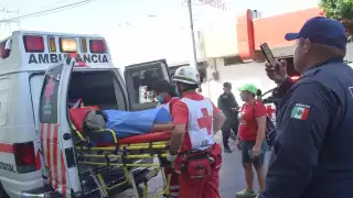La mujer fue trasladada a un hospital de Progreso