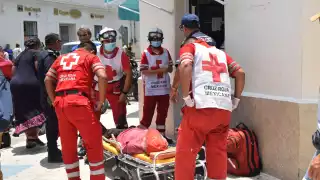 Los dos abuelitos requirieron atención médica de urgencia