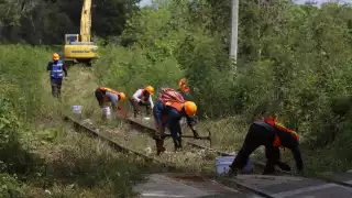 Delegado del INAH en Yucatán, Eduardo López Calzada, señaló que el trabajo de prospección y salvamento se realiza con apego a una metodología científica